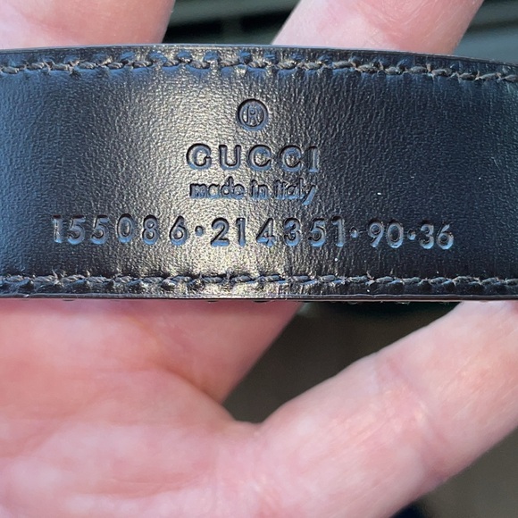 NWOT Gucci web & chain belt - Picture 6 of 12